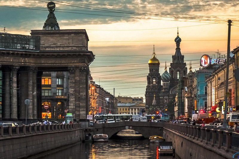 City of canals, St. Petersburg, Russia