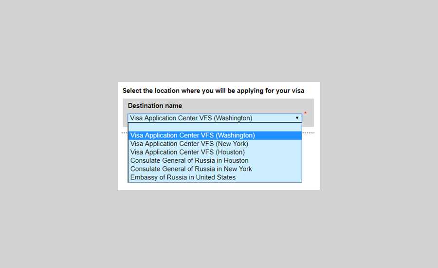 Applying for a Russian Visa in the USA - choosing the consulate