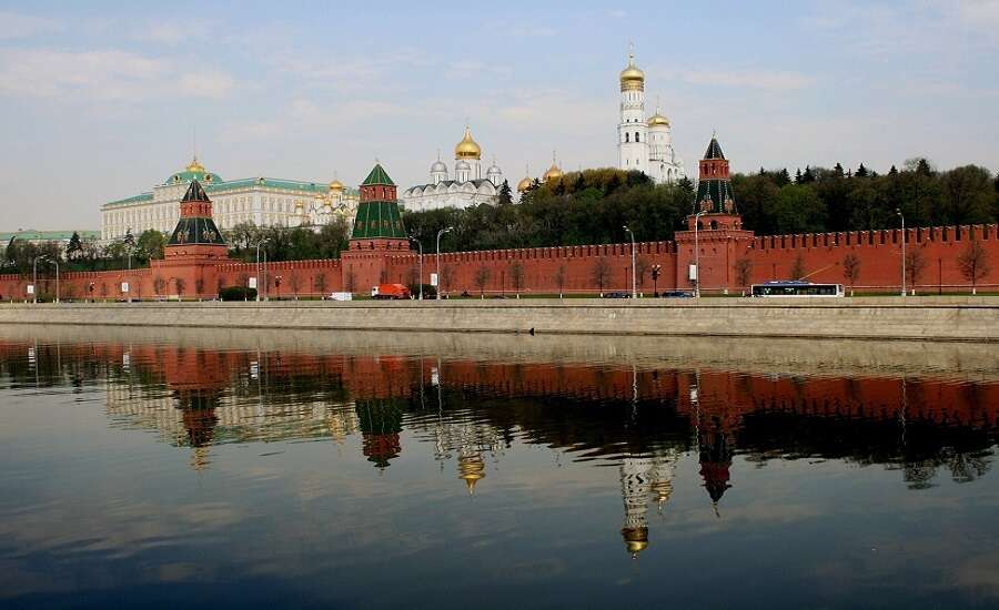 The Moscow Kremlin in Russia today