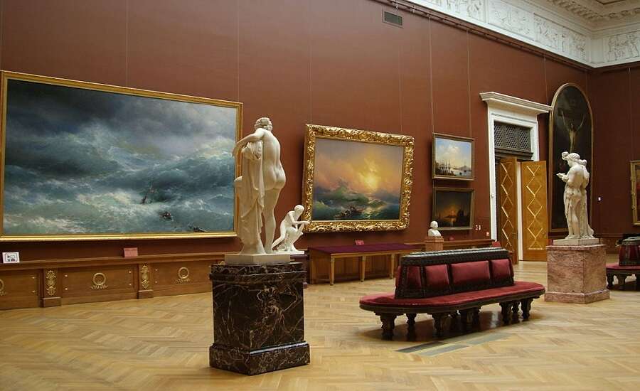 19th century Russian art in the Russian Museum, St. Petersburg