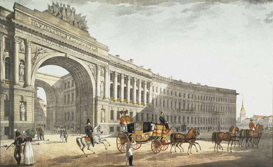 Palace Square in the 19th century