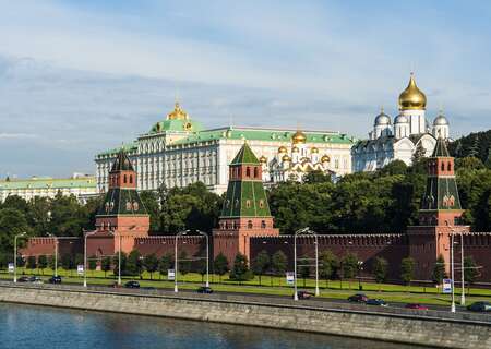 Kremlin view, Moscow, Russia