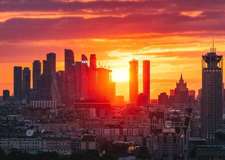 Moscow city view, Russia
