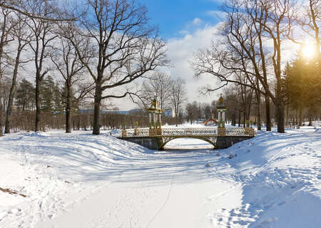 Alexandrovsky park, Pushkin, Russia