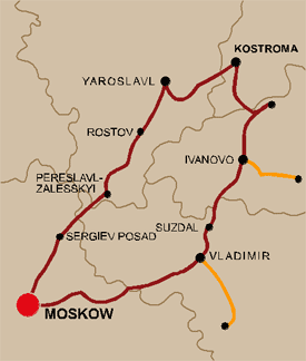 Golden Ring map