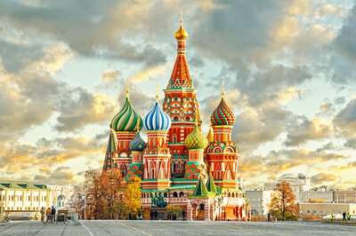 St. Basil's Cathedral, Moscow, Russia, image from Shutterstock