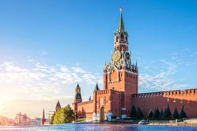 Spasskaya Tower,Moscow Kremlin, Russia, image from Shutterstock