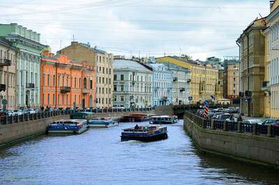 Boat Excursion Along the Canals of St. Petersburg
