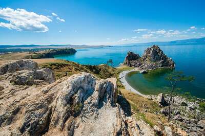 Lago Baikal y la isla Oljón