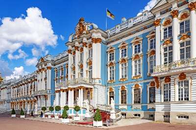 The Catherine Palace, Tsarskoe Selo, Russia, photo by schliff on Pixabay 