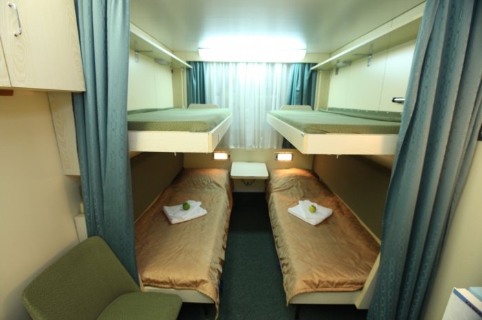 Quadruple cabin on MS Zosima Shashkov