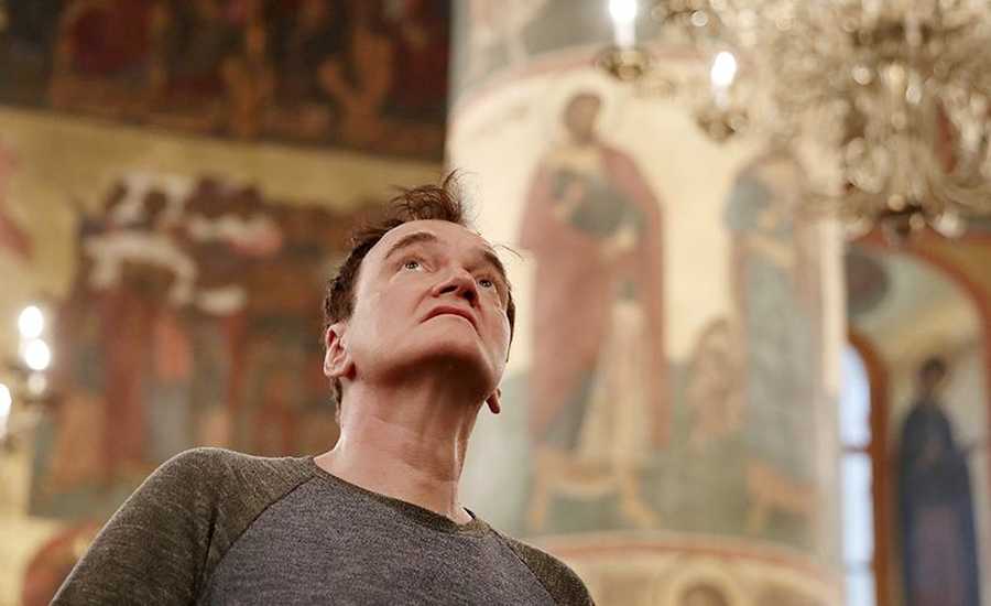 Quentin Tarantino on an excursion in Kremlin
