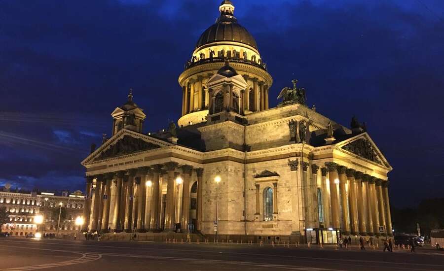 View from St. Isaac's Colonnade, St. Petersburg
