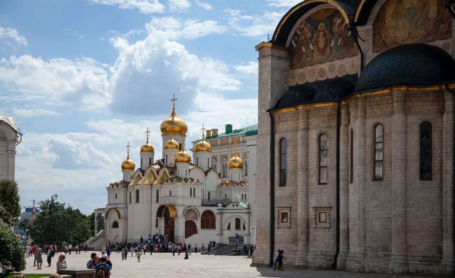 Crowds Moscow September