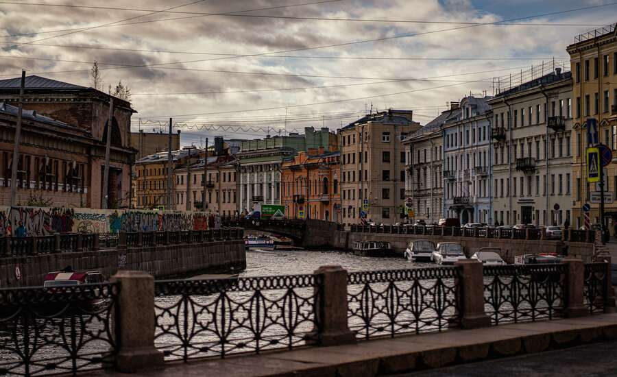 St. Petersburg - capital of the district