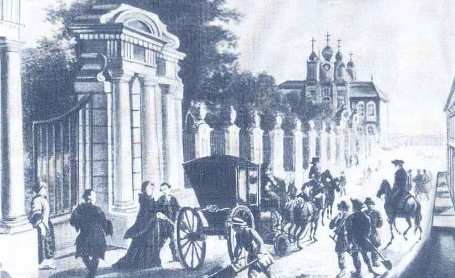 Peterhof in the 18th century