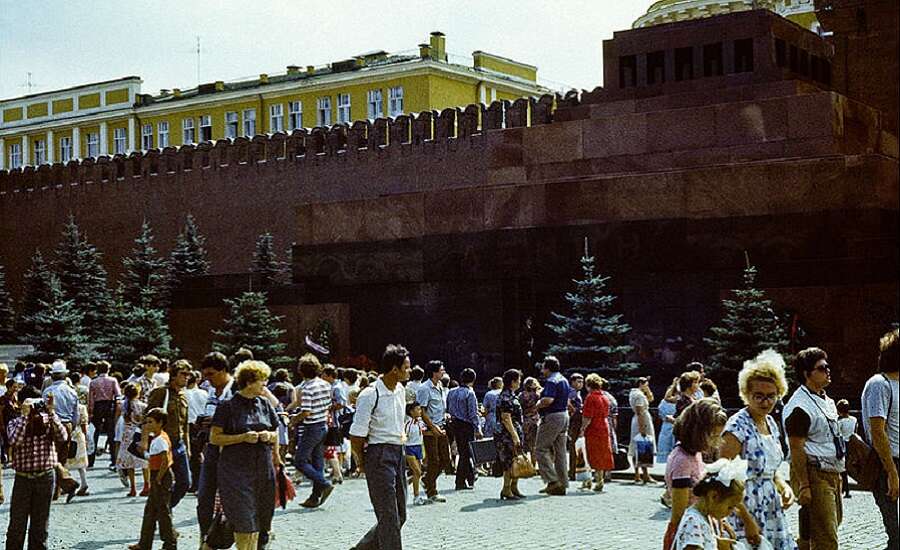 Lenin's Mausoleum during the USSR period