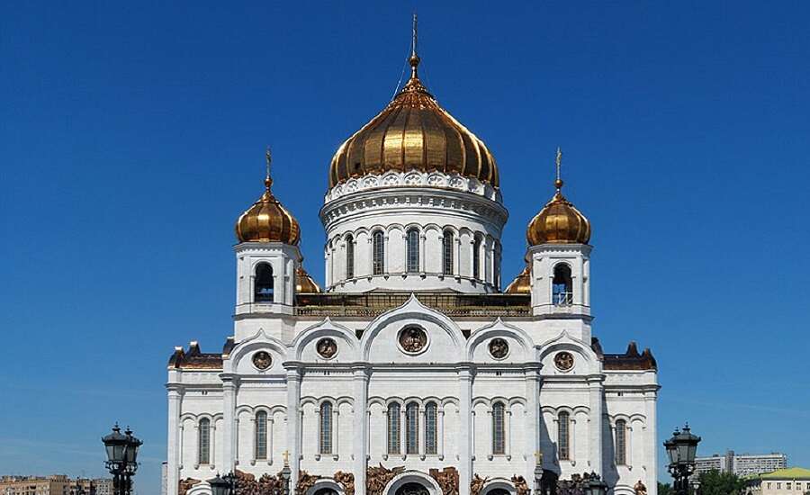 The Cathedral of Christ the Saviour during Post-Soviet Russia