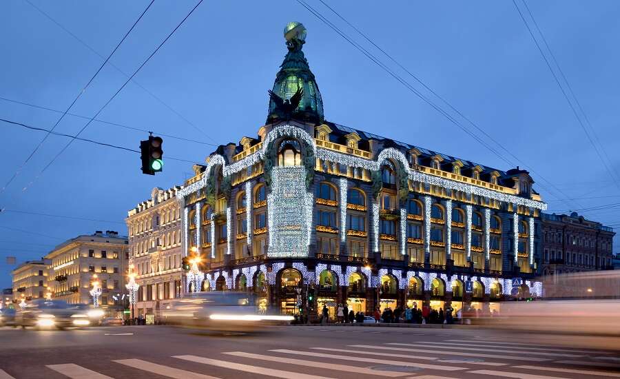 Griboedov Canal, Dom Knigi, Saint Petersburg