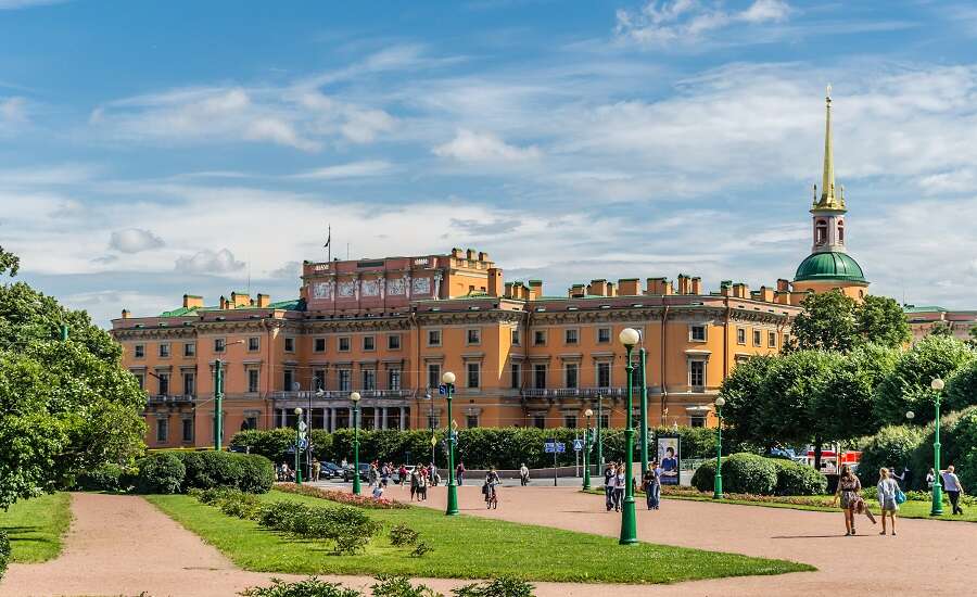 The Field of Mars, Mikhailovsky castle, S Petersburg