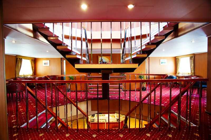 MS Rublev deck stairs