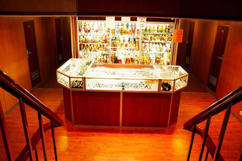 MS Rublev souvenir shop