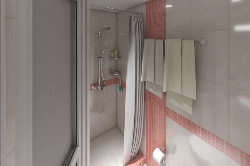 MS Crucelake superior twin cabin on middle deck bathroom