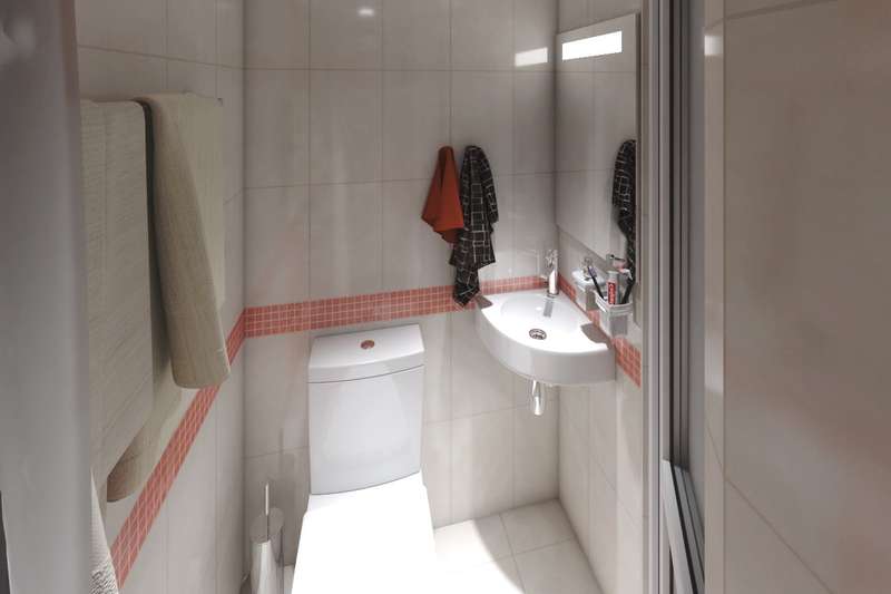 MS Crucelake superior twin cabin on middle deck bathroom