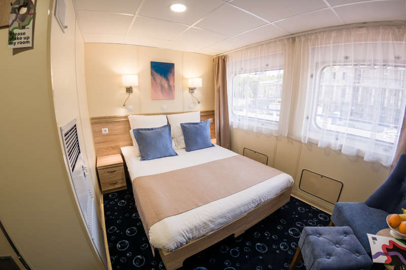 MS Crucelake deluxe cabin on boat deck