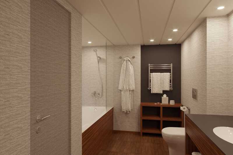 MS Mustai Karim suite cabin bathroom