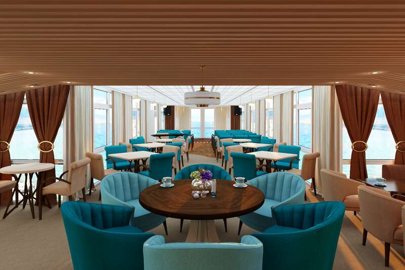 Lounge at MS Nekrasov 