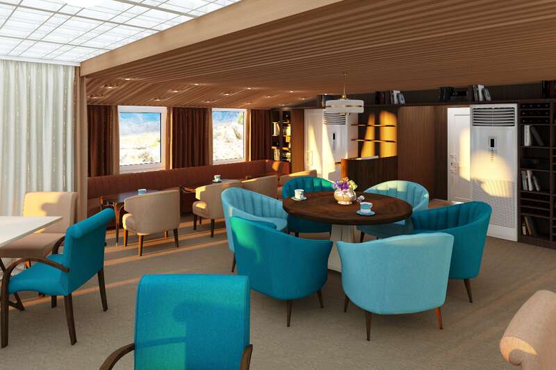 Lounge at MS Nekrasov