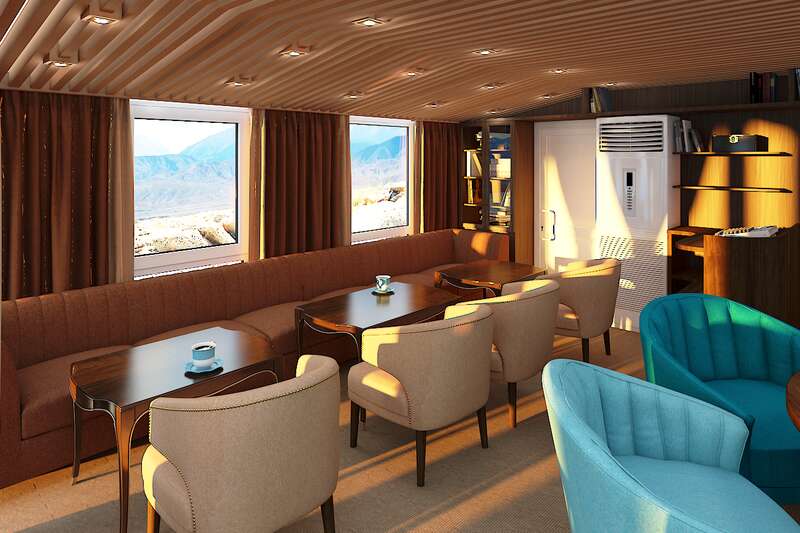 Lounge at MS Nekrasov