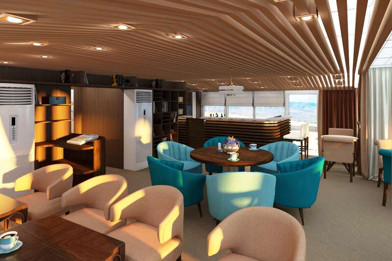 Lounge at MS Nekrasov
