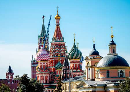St Basil cathedral Moscow, Russia