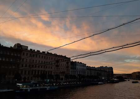 Fontanka river, Saint Petersburg, Russia