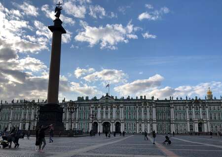 Palace square, St Petersburg, Russia