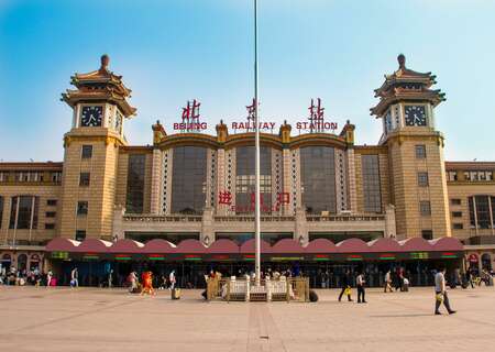 Beijing railway station, China