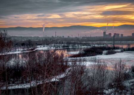 Krasnoyarsk city view