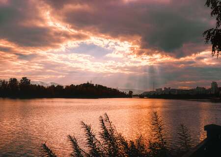 Yenisey river view, Russia