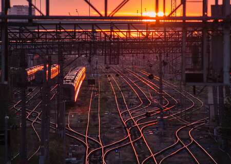 Russian railway station