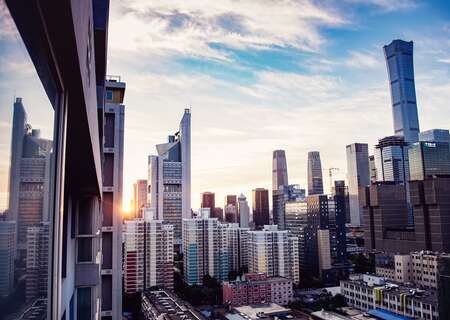 Beijing city view, China