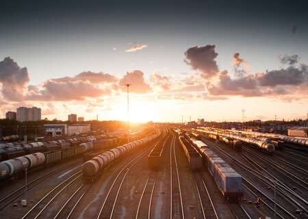 Russian railway station