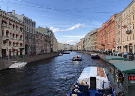 Rivers and canals, St Petersburg, Russia