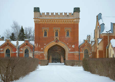 Imperial stables, Peterhof, Russia