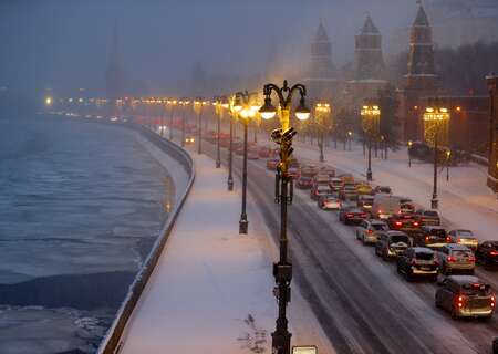 Moscow in winter, Russia