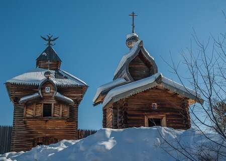 Irkutsk wooden architecture, Russia
